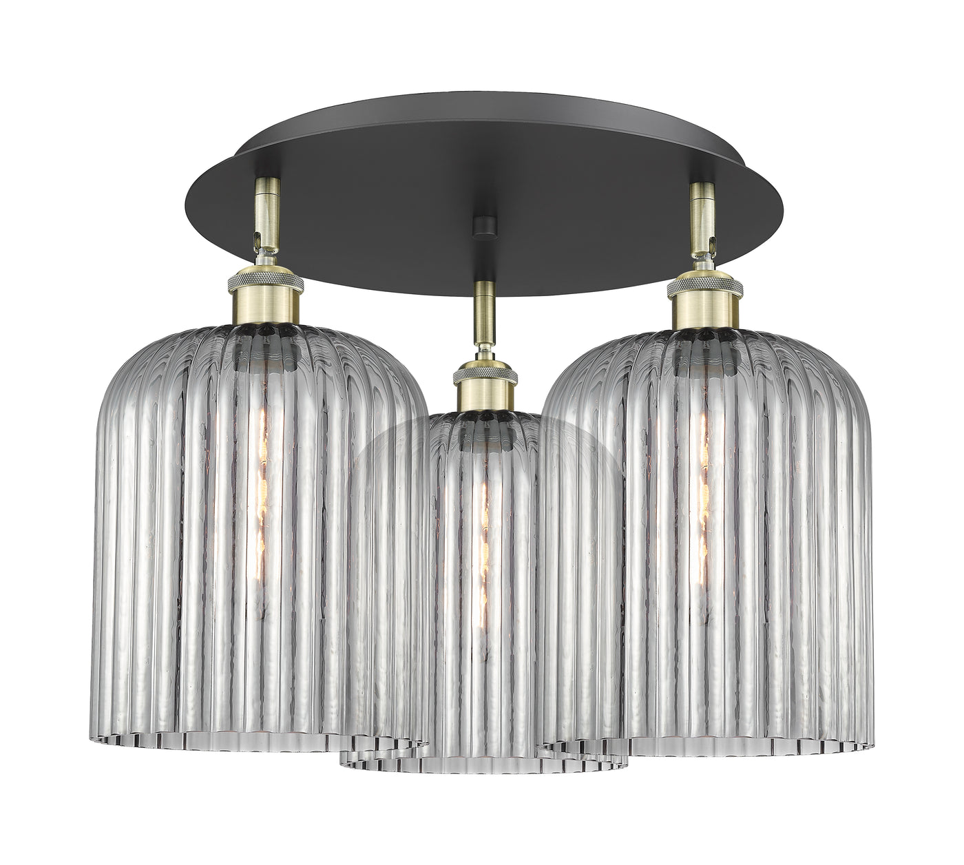 Ballston Semi-Flush Mount Satin Nickel