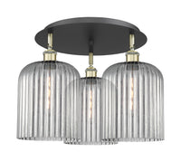 Ballston Semi-Flush Mount Satin Nickel