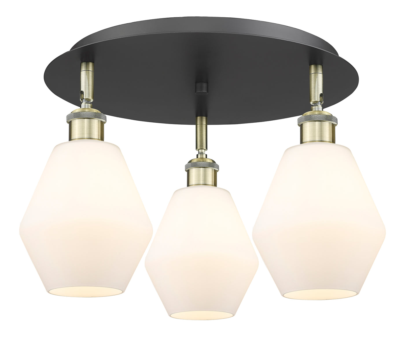 Ballston Semi-Flush Mount Satin Nickel