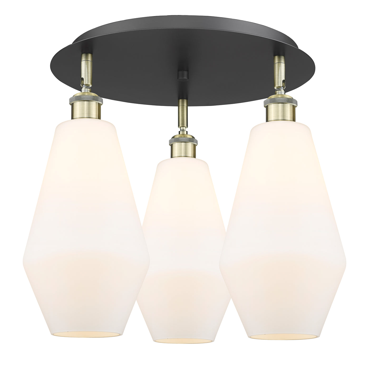Ballston Semi-Flush Mount Satin Nickel