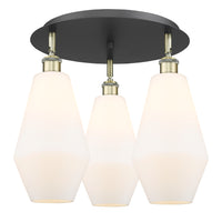 Ballston Semi-Flush Mount Satin Nickel