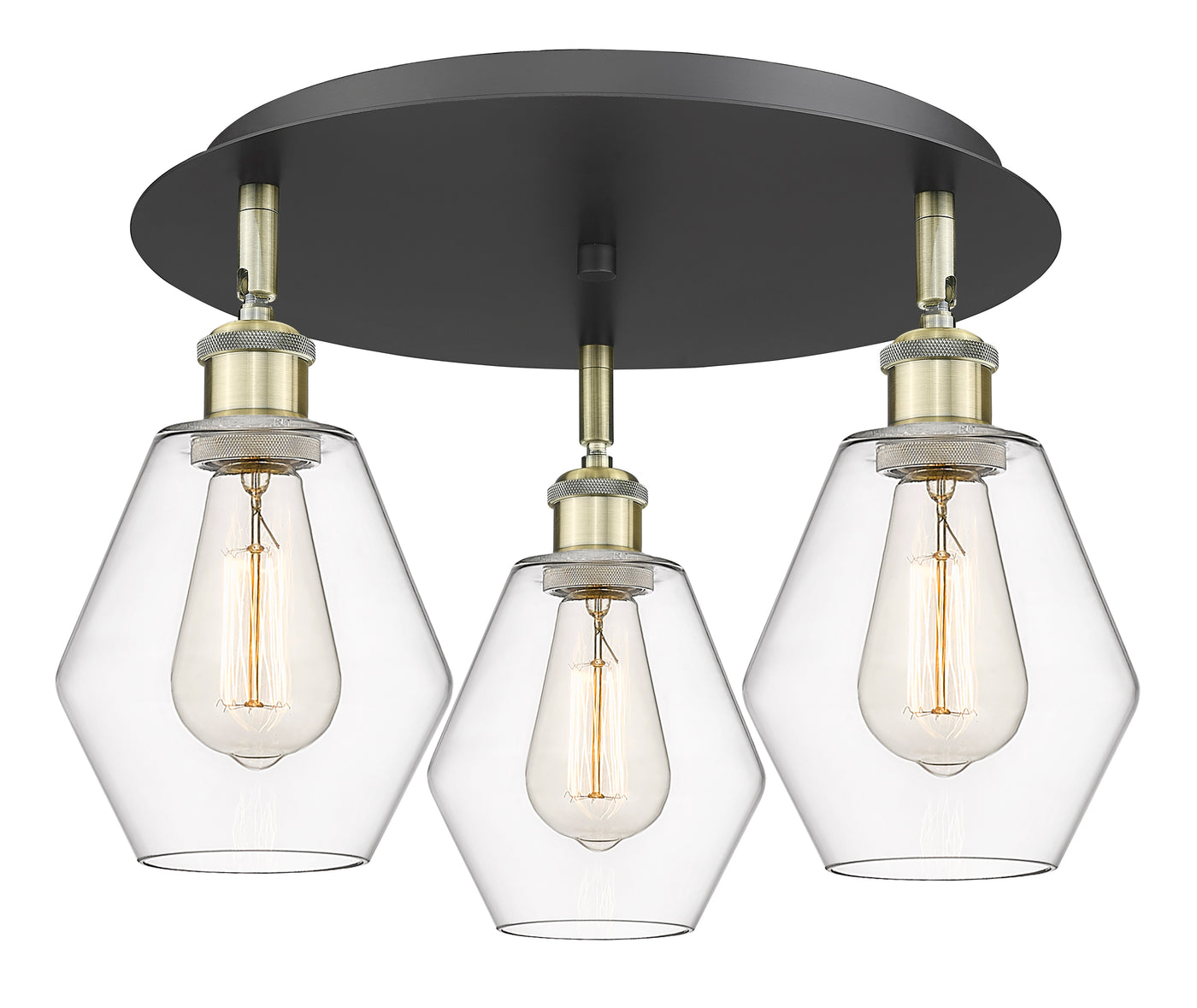 Ballston Semi-Flush Mount Satin Nickel
