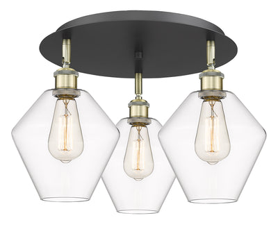 Ballston Semi-Flush Mount Satin Nickel Finish