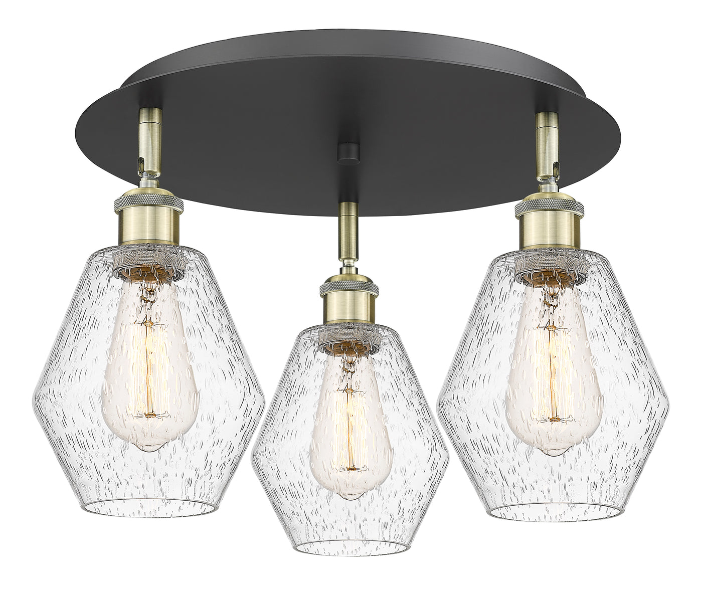 Ballston Semi-Flush Mount Satin Nickel