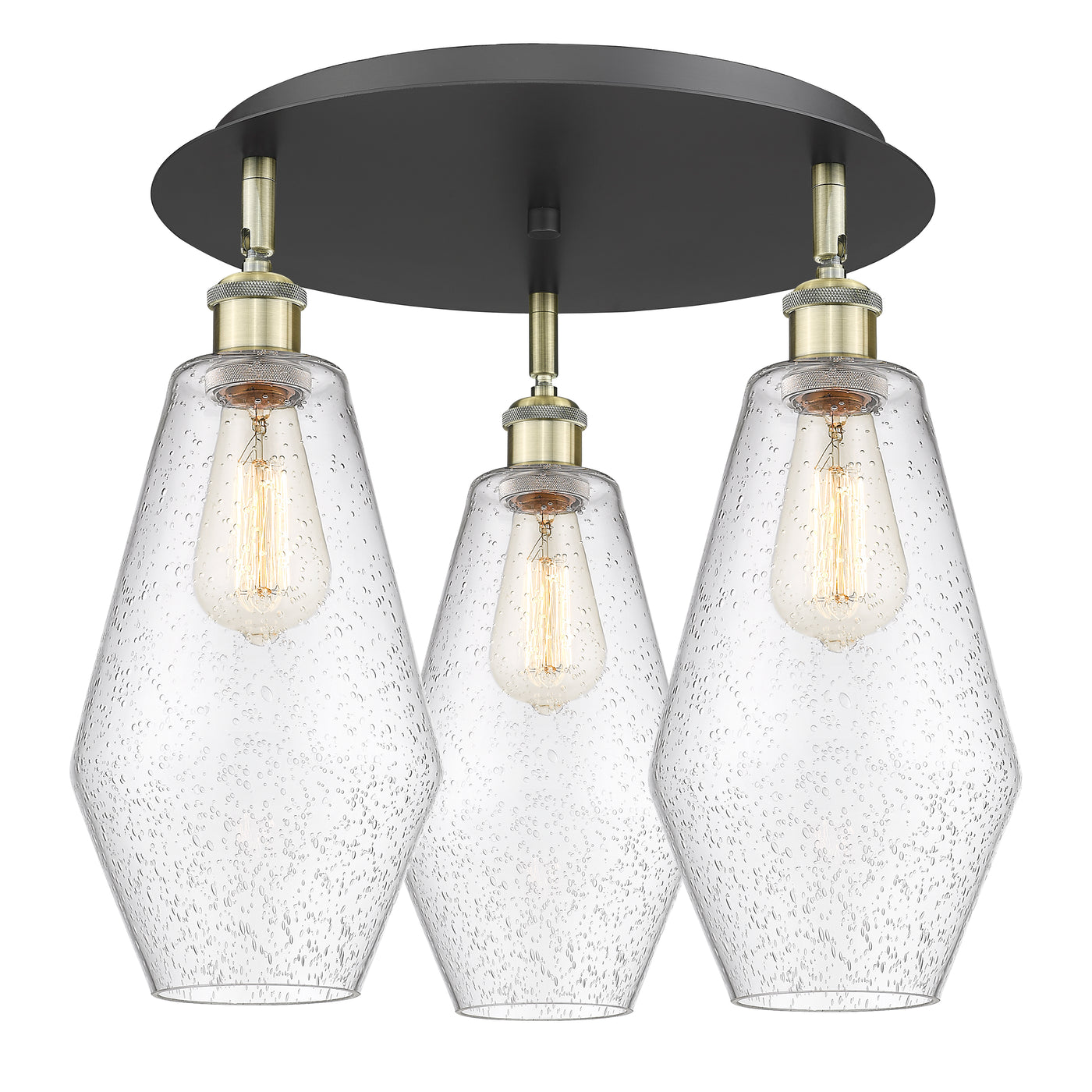 Ballston Semi-Flush Mount Satin Nickel