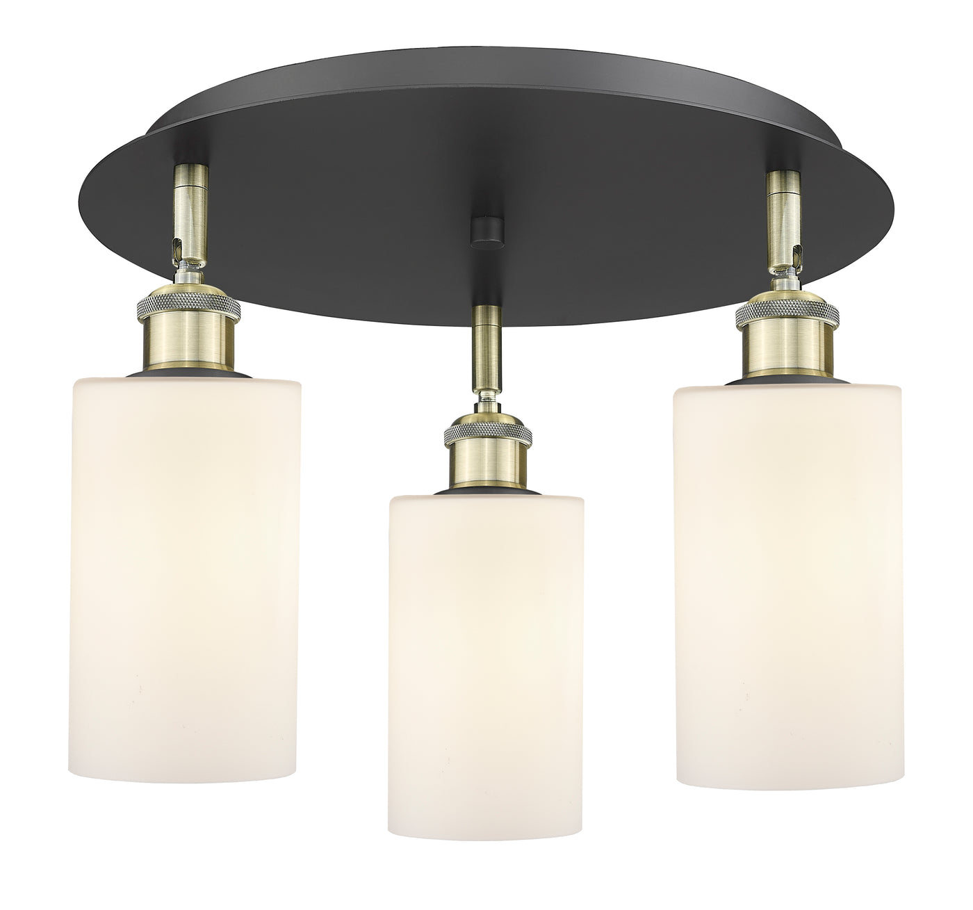 Ballston Semi-Flush Satin Nickel Brass