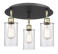 Ballston Semi-Flush Satin Nickel Brass