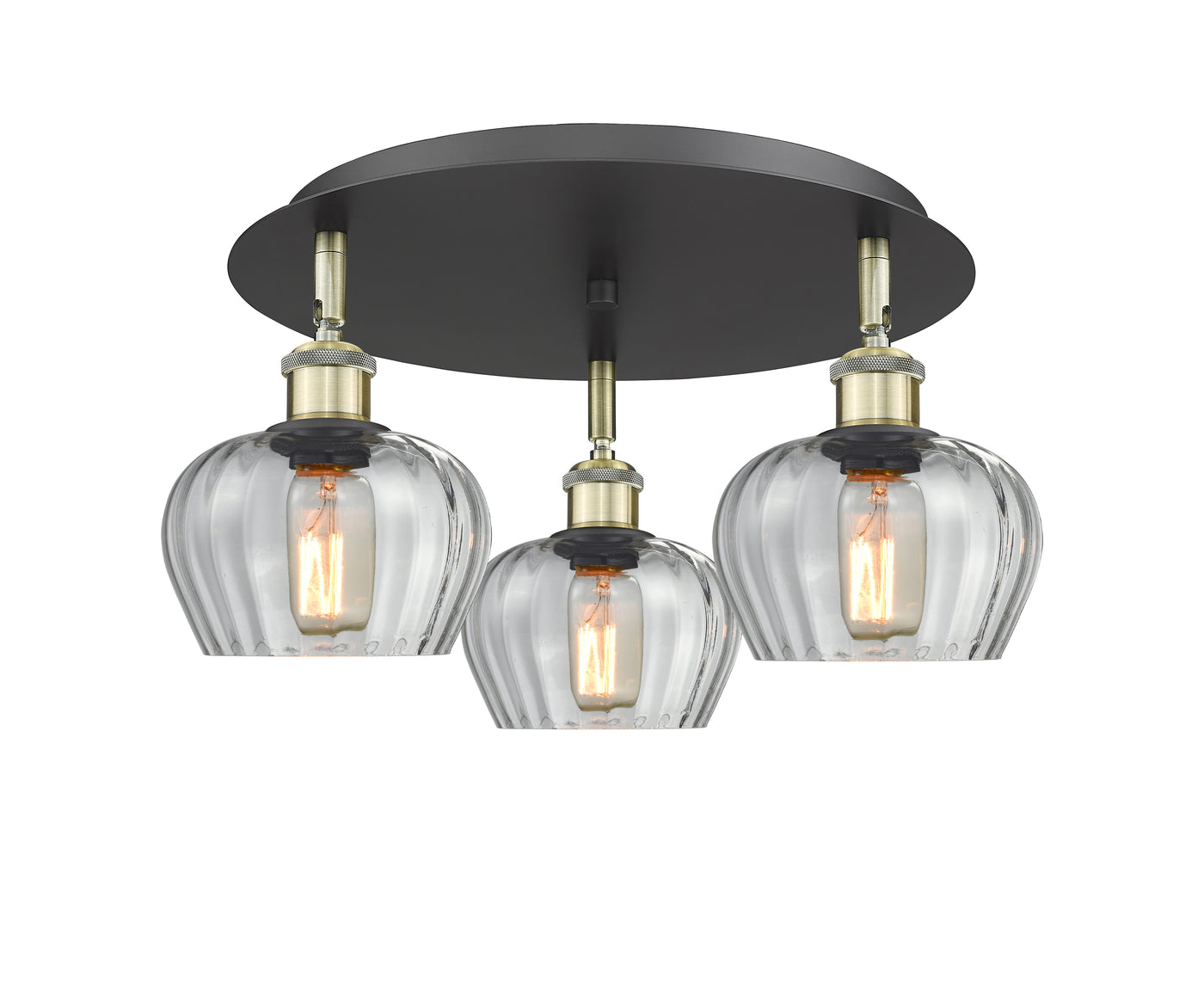 Ballston Semi-Flush Mount Satin Nickel