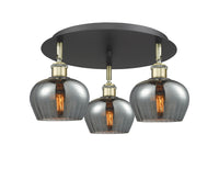 Ballston Semi-Flush Mount Satin Nickel