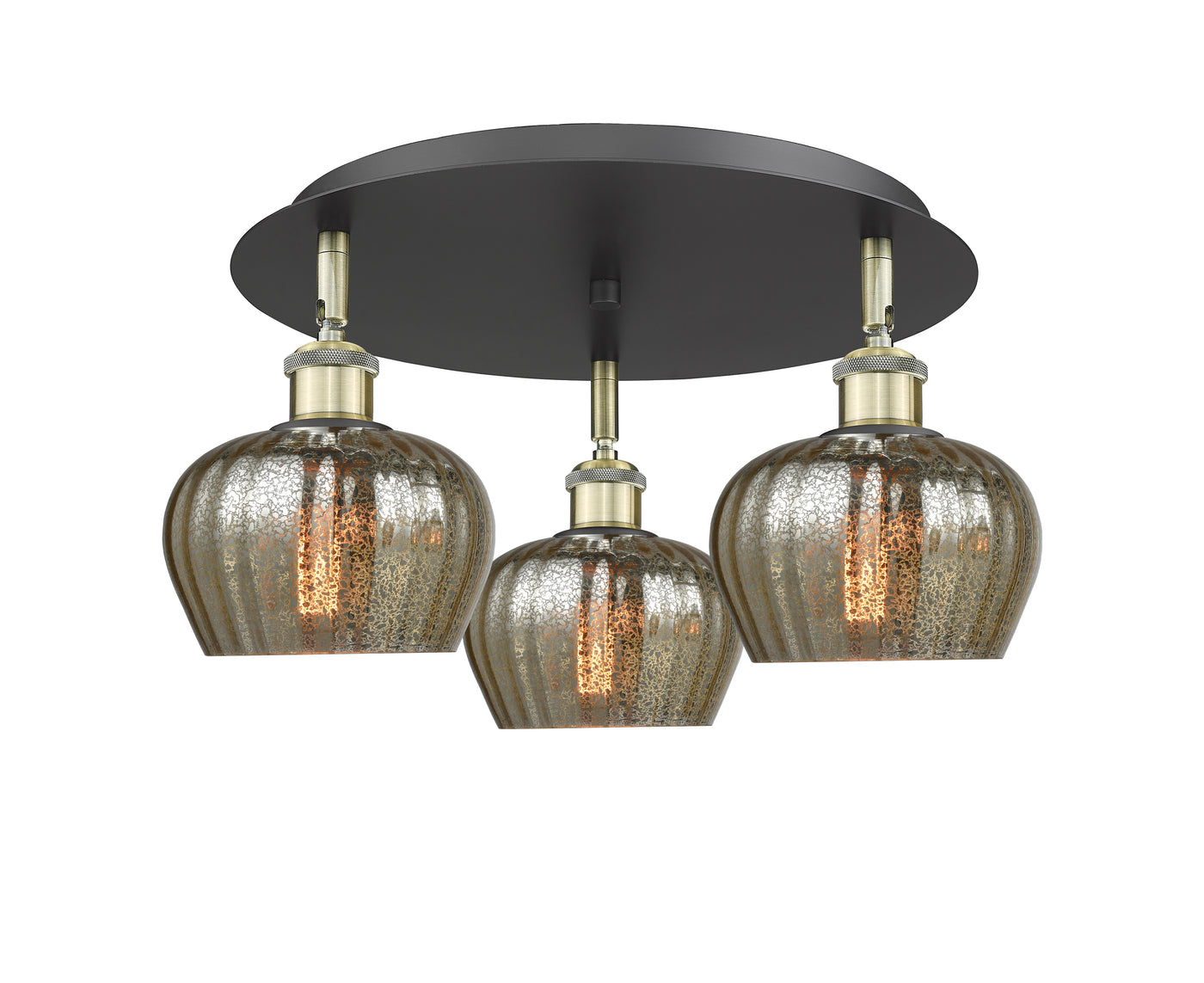Ballston Semi-Flush Mount Satin Nickel