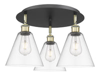 Ballston Semi-Flush Mount Satin Nickel Finish