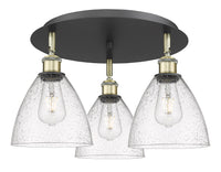 Ballston Semi-Flush Mount Satin Nickel