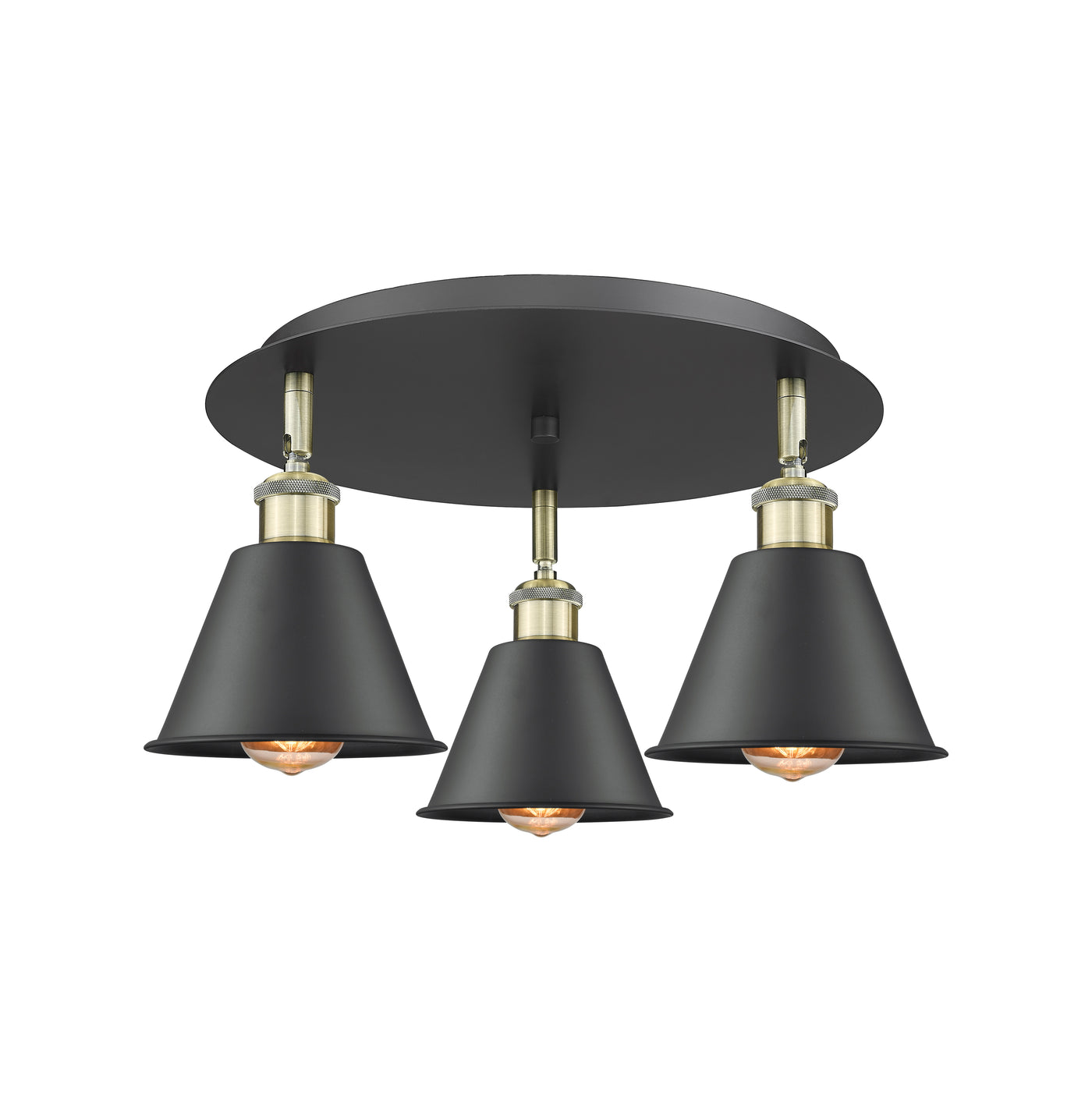 Ballston Semi-Flush Mount Satin Nickel
