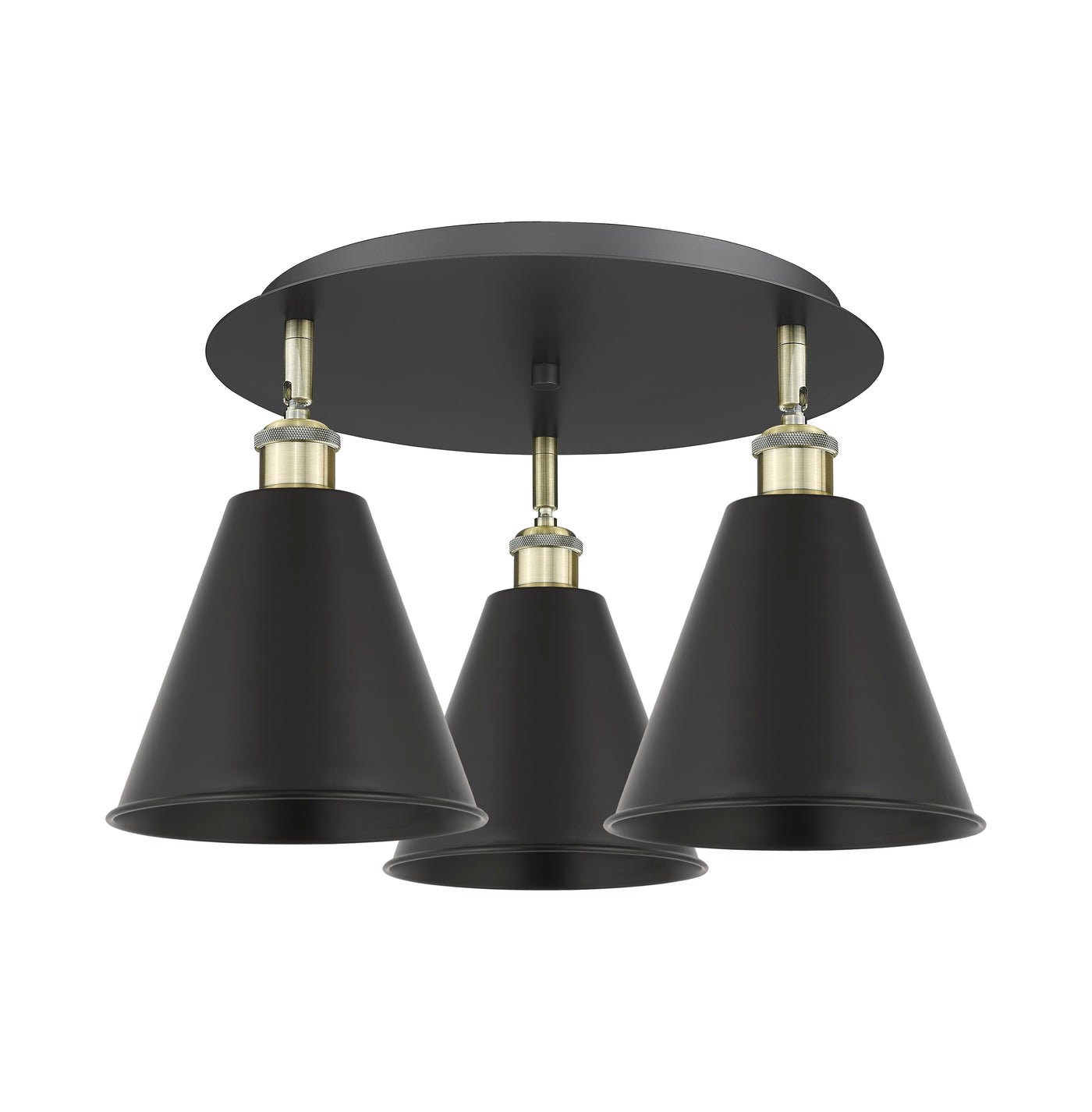 Ballston Semi-Flush Mount Satin Nickel