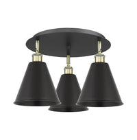 Ballston Semi-Flush Mount Satin Nickel