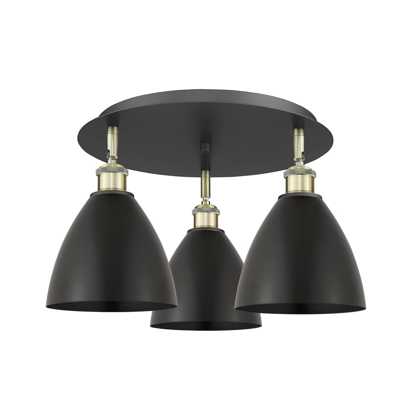 Ballston Semi-Flush Mount Satin Nickel