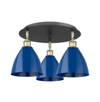 Ballston Semi-Flush Mount Satin Nickel
