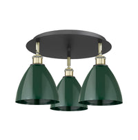 Ballston Semi-Flush Mount Satin Nickel