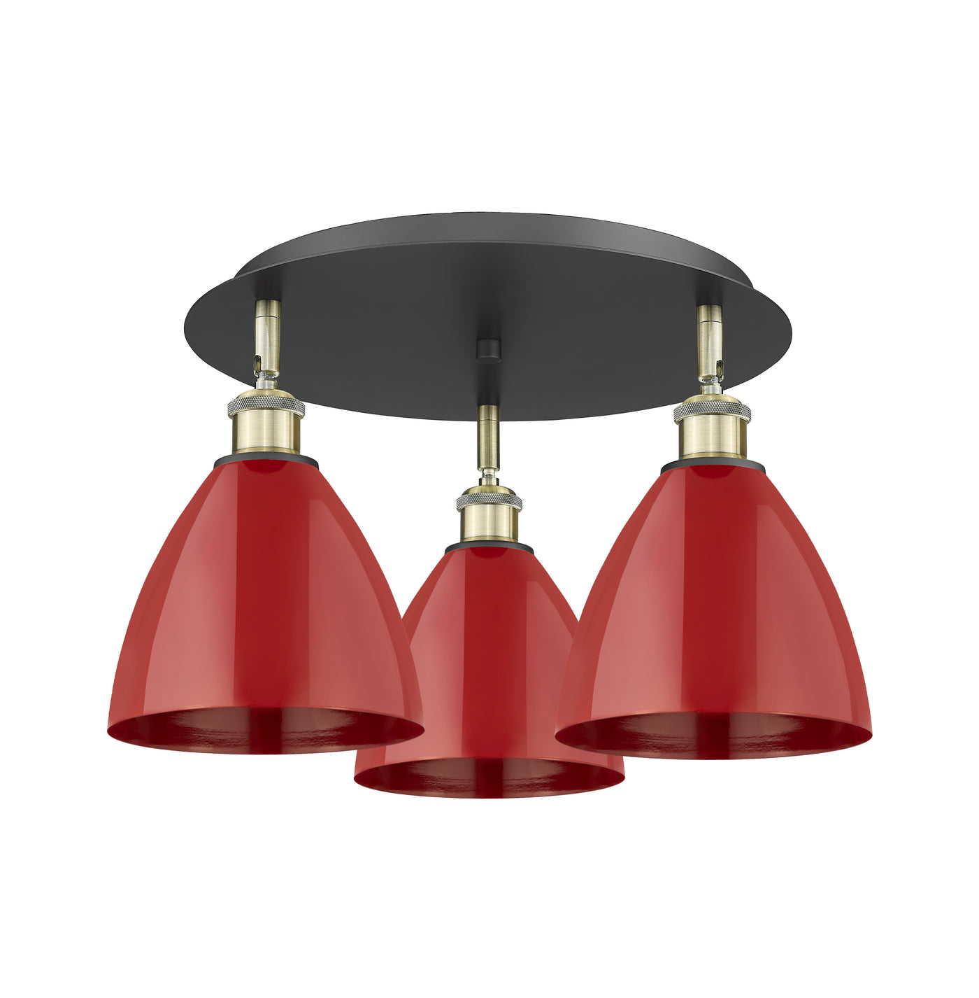 Ballston Semi-Flush Mount Satin Nickel