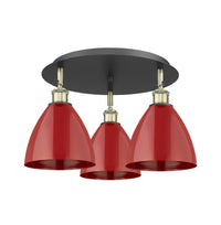 Ballston Semi-Flush Mount Satin Nickel