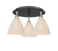 Ballston Semi-Flush Mount Satin Nickel