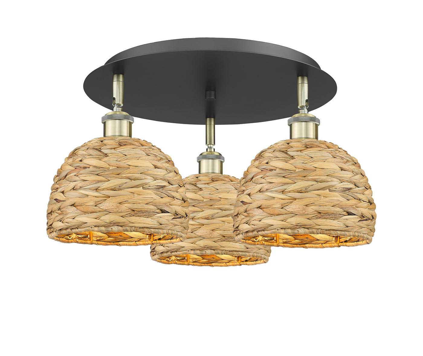 Ballston Semi-Flush Mount Satin Nickel