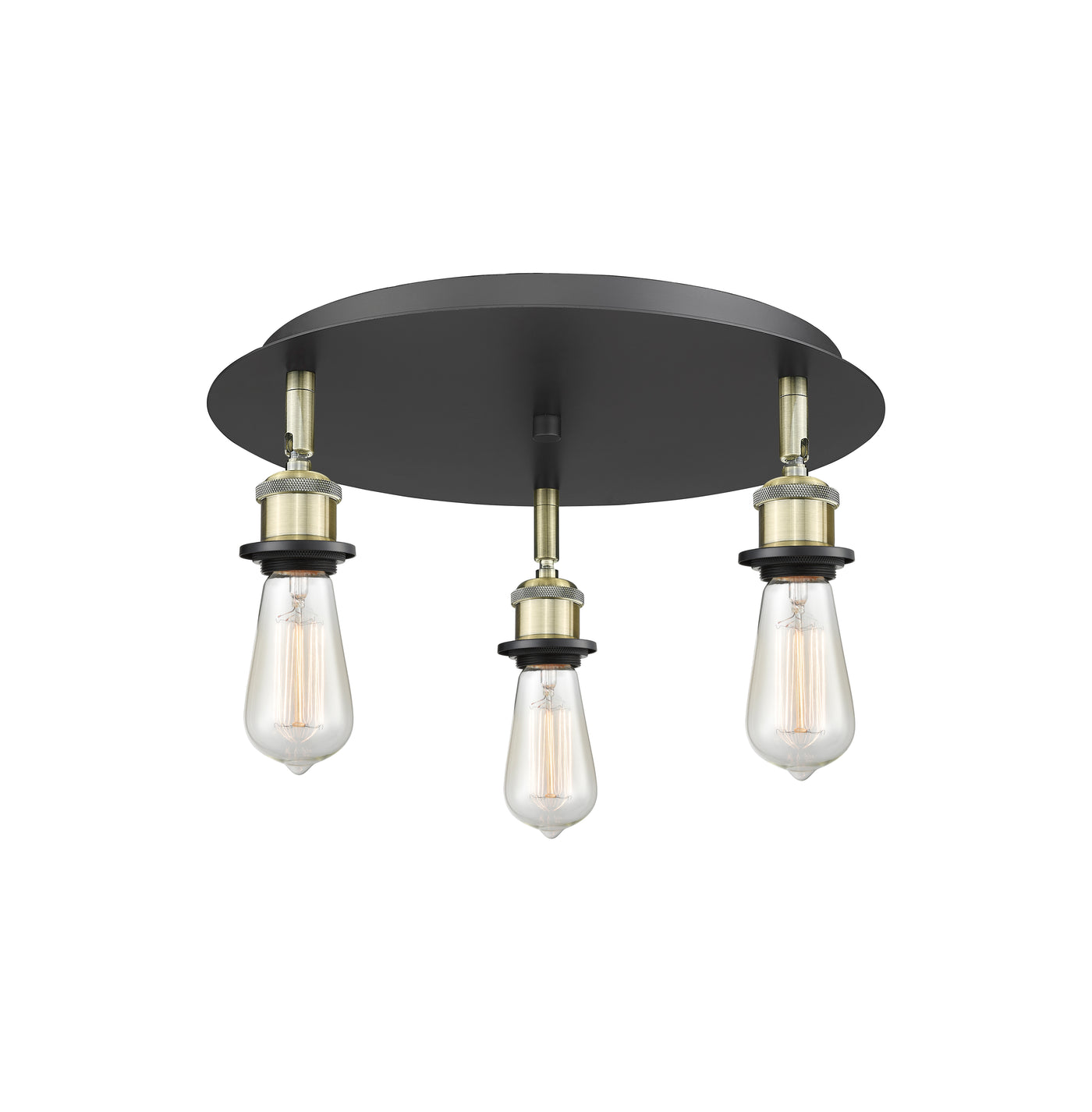 Ballston Semi-Flush Mount Satin Nickel