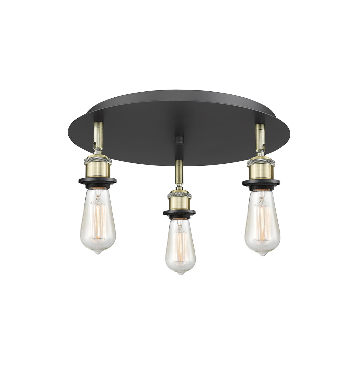 Ballston 12-Inch 3-Light Semi-Flush Mount