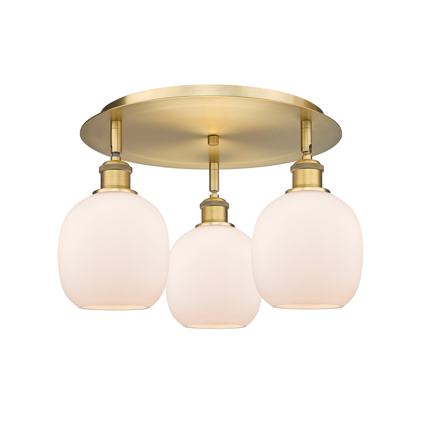 Ballston Semi-Flush Mount Satin Nickel