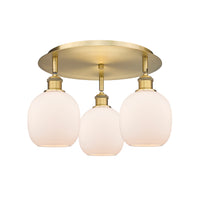 Ballston Semi-Flush Mount Satin Nickel