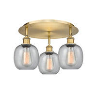 Ballston Semi-Flush Mount Satin Nickel