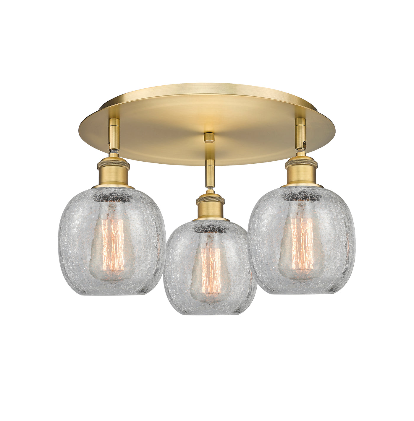 Ballston Semi-Flush Mount Satin Nickel