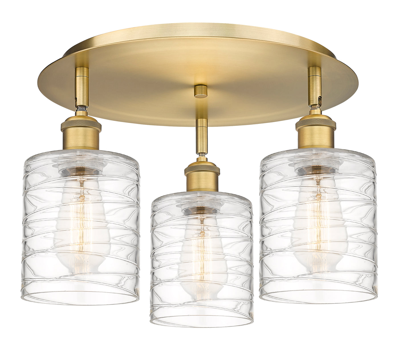 Ballston Semi-Flush Mount Satin Nickel