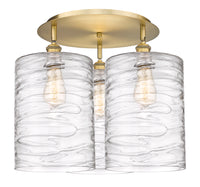 Ballston Semi-Flush Mount Satin Nickel