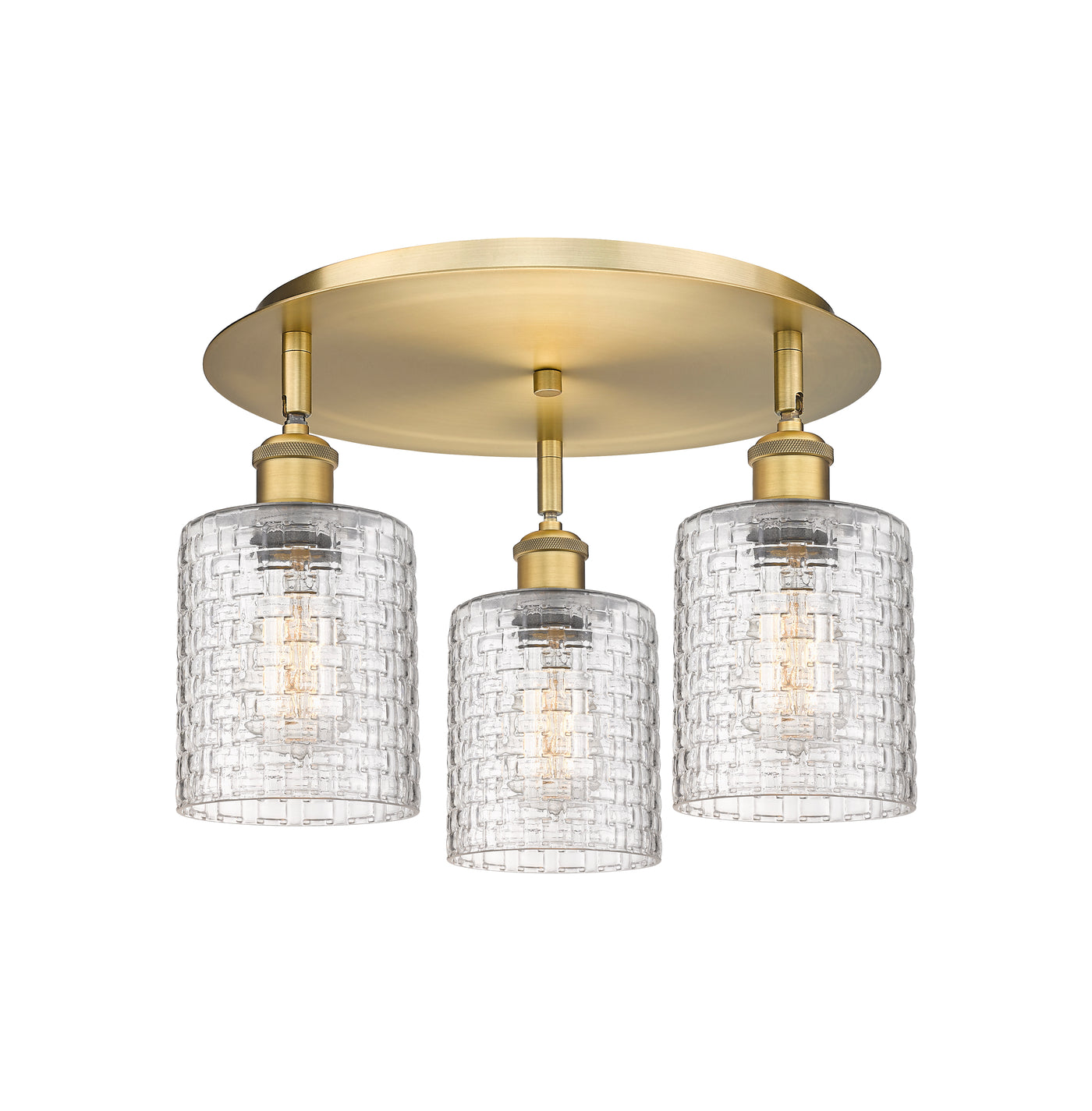 Ballston Semi-Flush Mount Satin Nickel