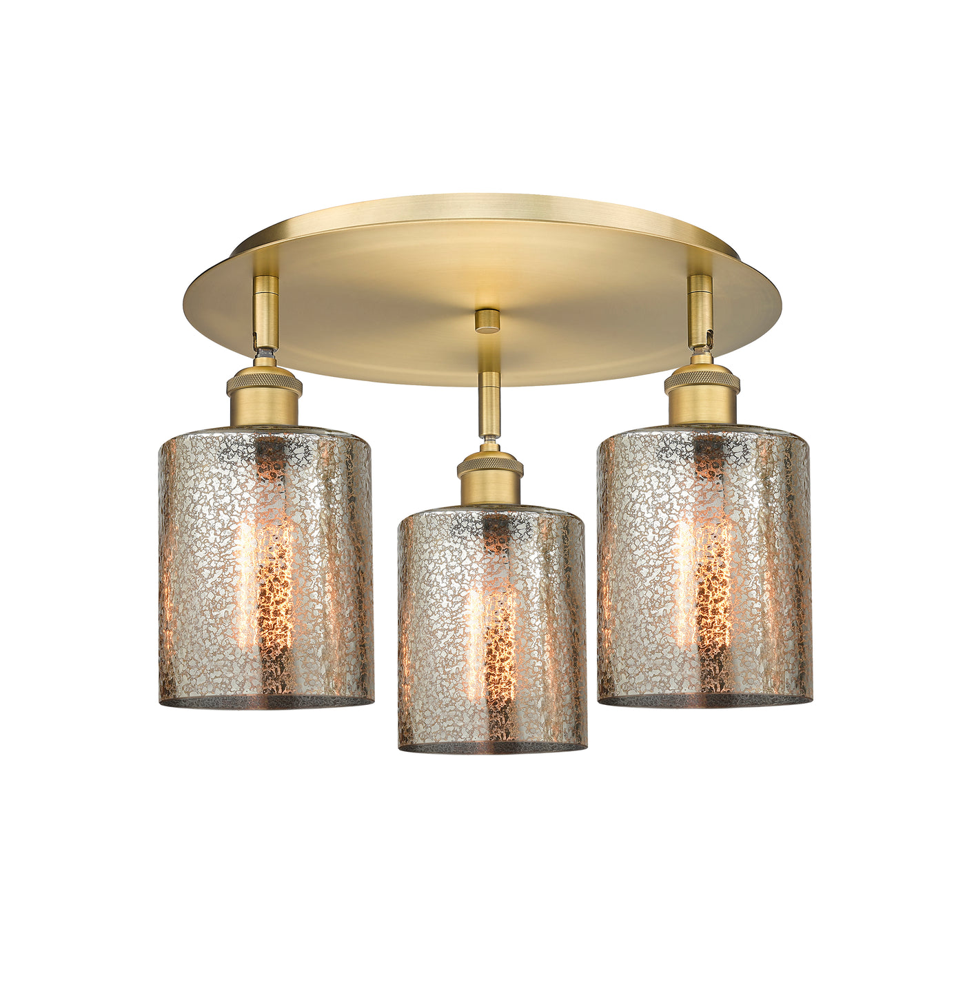 Ballston Semi-Flush Mount Satin Nickel