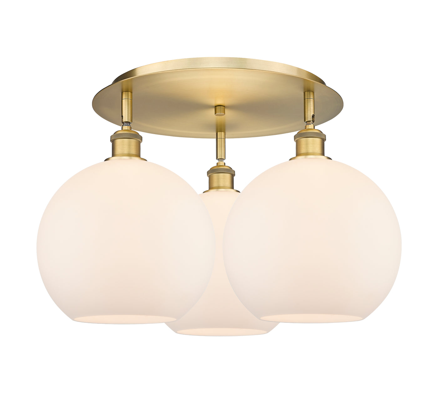 Ballston Semi-Flush Mount Satin Nickel