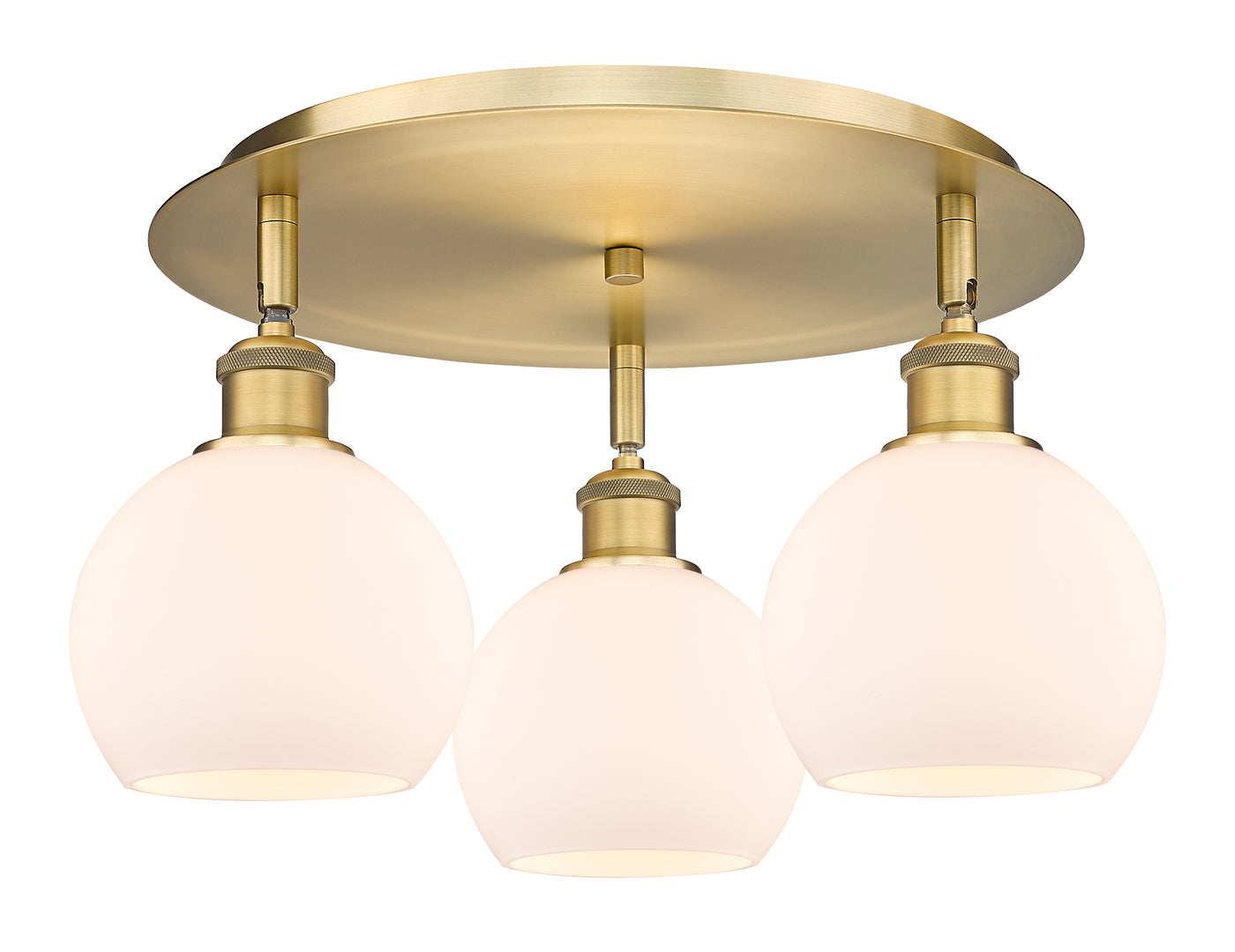 Ballston Semi-Flush Mount Satin Nickel
