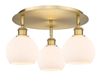 Ballston Semi-Flush Mount Satin Nickel