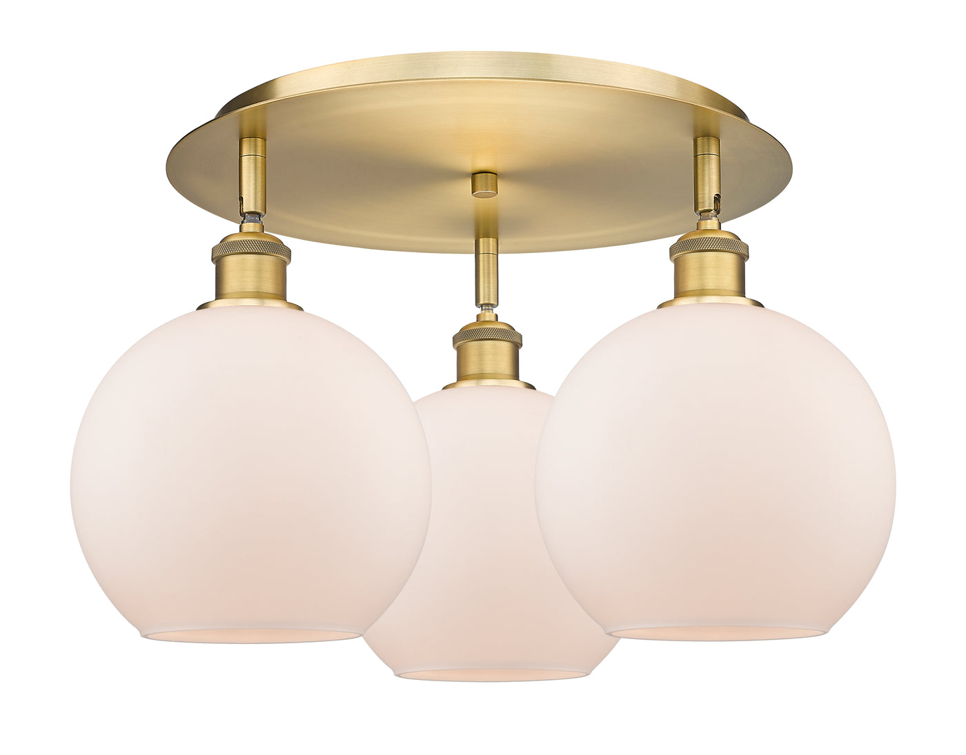Ballston Semi-Flush Mount Satin Nickel