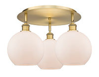 Ballston Semi-Flush Mount Satin Nickel