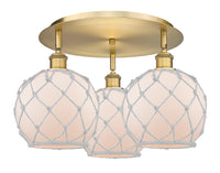 Ballston Semi-Flush Mount Satin Nickel
