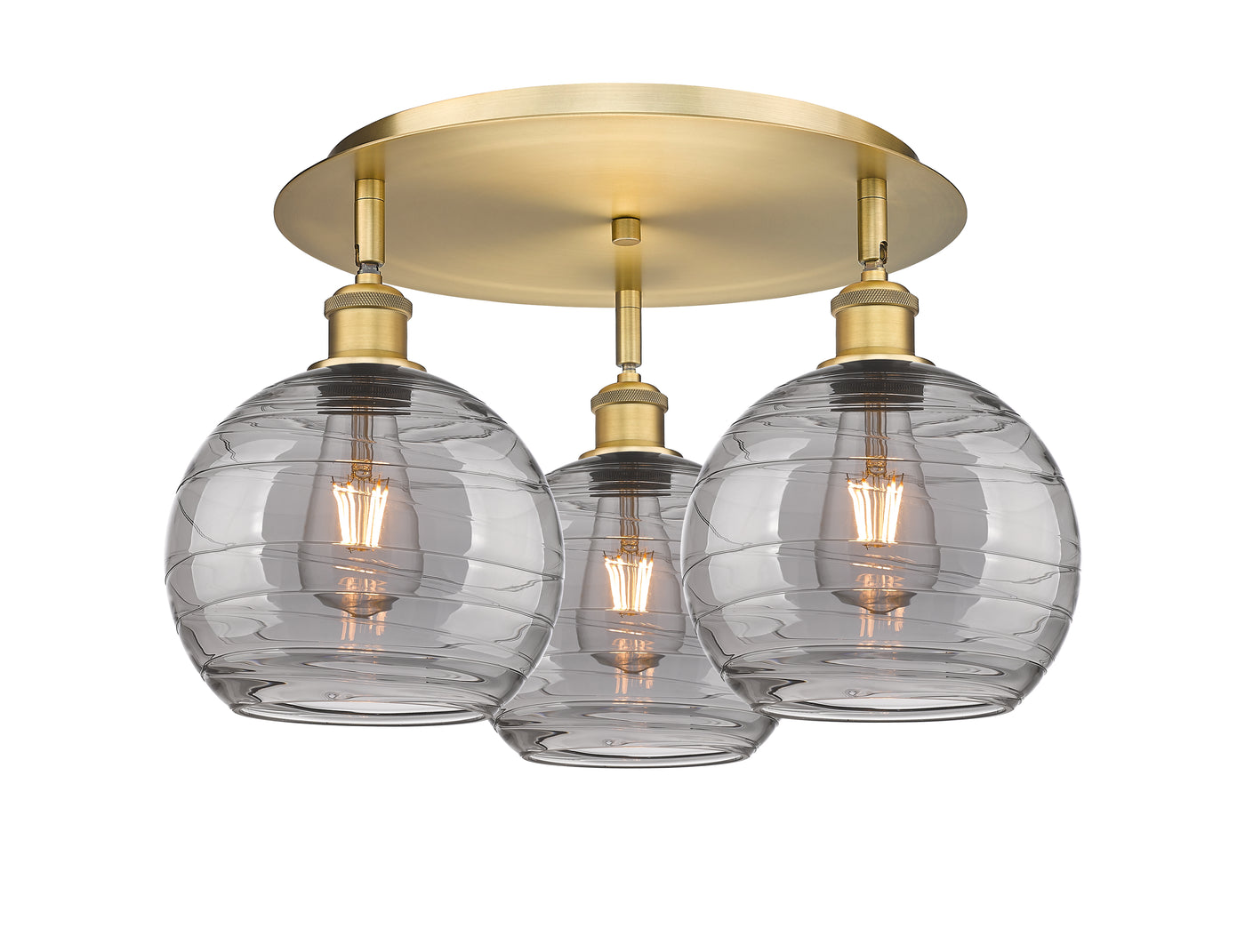 Ballston Semi-Flush Mount Satin Nickel