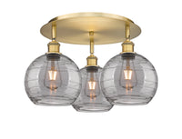Ballston Semi-Flush Mount Satin Nickel