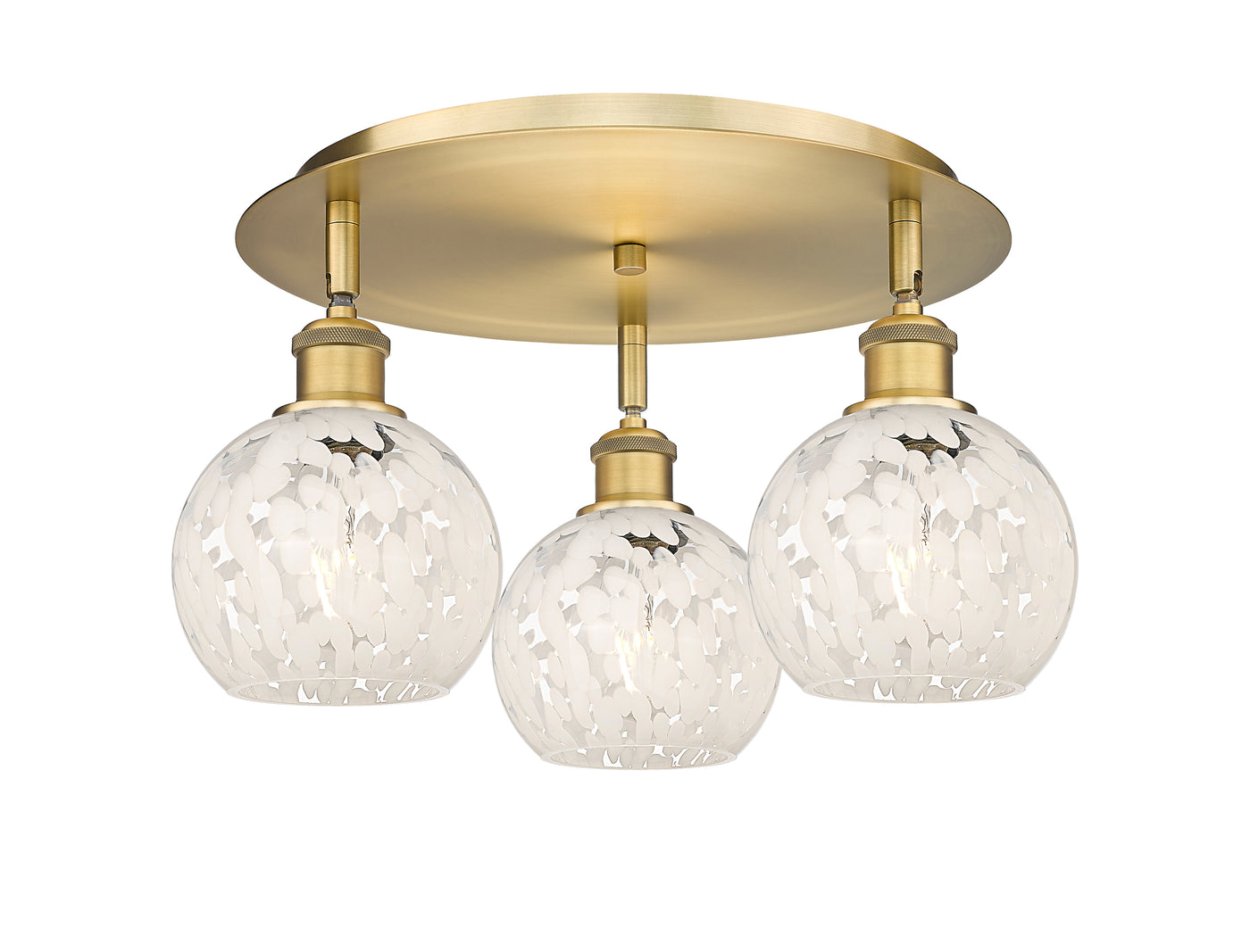 Ballston Semi-Flush Mount Satin Nickel