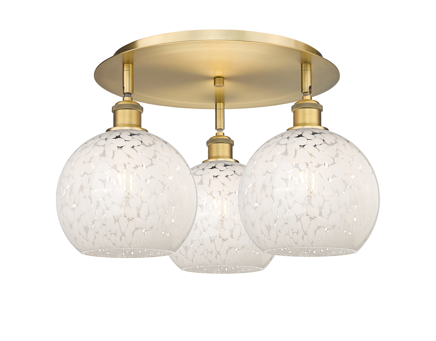 Ballston Semi-Flush Mount Satin Nickel