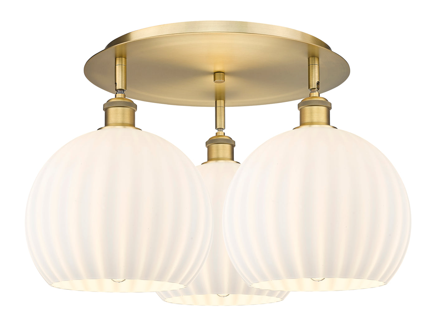 Ballston Semi-Flush Mount Satin Nickel
