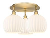 Ballston Semi-Flush Mount Satin Nickel