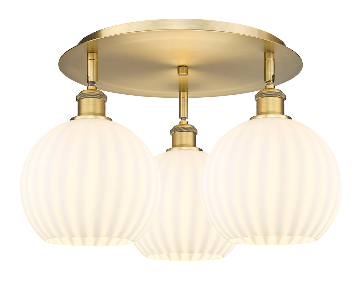 20-Inch 3-Light Semi-Flush Mount
