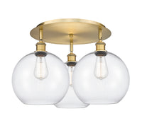 Ballston Semi-Flush Mount Satin Nickel